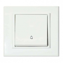 Кнопка дзвінка біла MINA