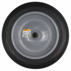 Колесо для тачки безкамерне гумове 13" (3.00-8) 325×65мм вісь Ø20мм довжина 90мм FLORA (5058574)