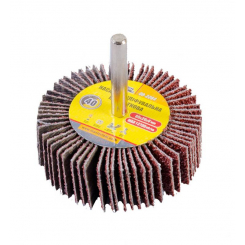 Коло шліфувальне пелюсткове MASTERTOOL зерно 40 60х20 мм зі стрижнем 6 мм 08-2264