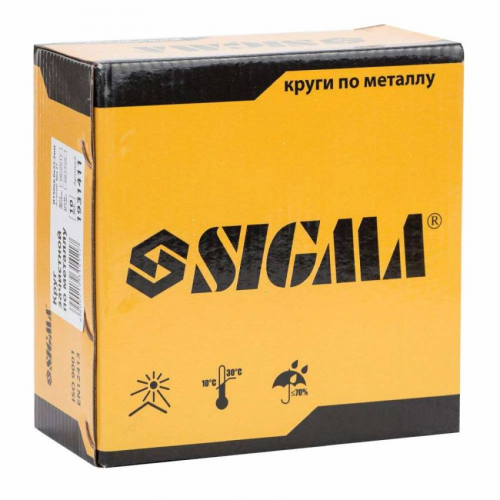 Коло зачистне по металу Ø150х6.0х22.2мм, 10200об/хв Sigma (1931411)