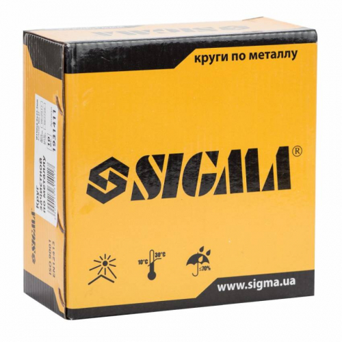 Коло зачистне по металу Ø150х6.0х22.2мм, 10200об/хв Sigma (1931411)