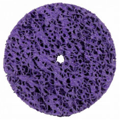 Коло зачистне з нетканого абразиву (корал) Ø100мм без тримача фіолетовий жорсткий SIGMA (9175661)