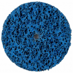 Коло зачистне з нетканого абразиву (корал) Ø100мм без тримача синій середня жорсткість SIGMA (9175741)
