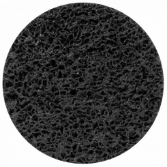 Коло зачистне з нетканого абразиву (корал) Ø125мм на липучці чорний м'який SIGMA (9176261)
