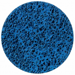 Коло зачистне з нетканого абразиву (корал) Ø125мм на липучці синій середня жорсткість SIGMA (9176211)