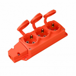 Колодка 3 гнізда з кришкою 220.000.301