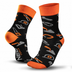 Кольорові шкарпетки NEO TOOLS, розмір 43-46