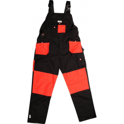 Комбінезон робітник YATO чорно-черв., розм. S [20]
