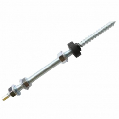 Комбінований гвинт-шуруп 10х200 мм (комплект) оцинкований