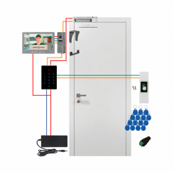 Комплект СКУД з домофоном та магнітним замком 280кг GV-509