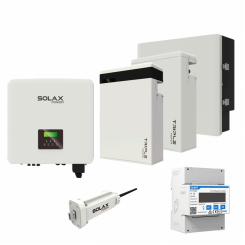 Комплект Solax 3.4: Трифазний гібридний інвертор на 15 кВт із АКБ на 23,2 кВт*год