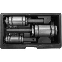 Комплект для розширення вихлопних труб YATO з межами: 29-42 см, 38-62 см, 54-89 см, М17, 19 мм, 3 шт.