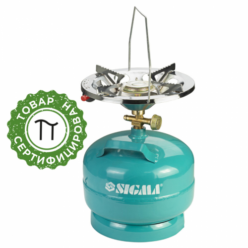 Комплект газовий кемпінг з п'єзопідпалом Comfort 5л SIGMA (2903111)
