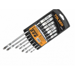 Комплект гнучких комбінованих храпових ключів 7 шт 8-19 мм