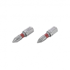 Комплект викруткових насадок PH1 1/4" * 25 мм, S2, уп. 2 од., STORM INTERTOOL VT-0217
