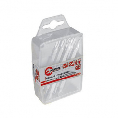 Комплект насадок до викруток PH1/PH2 1/4" x 75 мм, уп. 10 од. INTERTOOL VT-0015