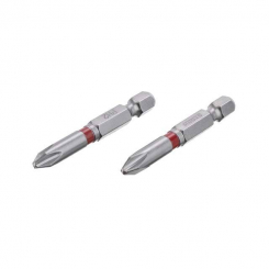 Комплект викруткових насадок PH2 1/4" * 50 мм, S2, уп. 2 од., STORM INTERTOOL VT-0212