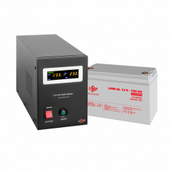 Комплект резервного живлення ДБЖ + гелева батарея (UPS B500 + АКБ GL 1200Wh)