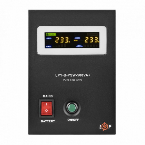 Комплект резервного живлення LP (LogicPower) ДБЖ + літієва (LiFePO4) батарея (UPS B500+ АКБ LiFePO4 1280W)