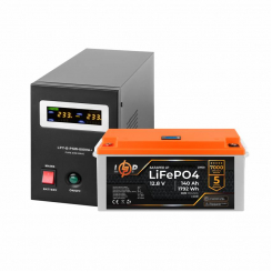 Комплект резервного живлення LP (LogicPower) ДБЖ + літієва (LiFePO4) батарея (UPS B800 + АКБ LiFePO4 1792W)