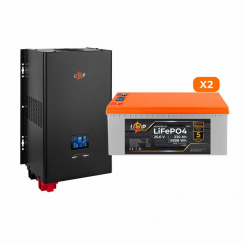 Комплект резервного живлення LP (LogicPower) ДБЖ + літієва (LiFePO4) батарея (UPS W5000+ АКБ LiFePO4 5888W)