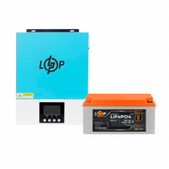 Комплект резервного живлення LogicPower W3000 + літієва (LiFePO4) батарея 2560Wh