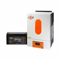 Комплект резервного живлення LogicPower W4000 + літієва (LiFePO4) батарея 2560 Wh