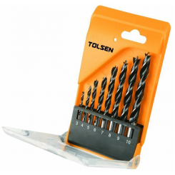 Комплект свердлу по дереву TOLSEN 8 шт.