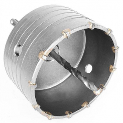 Комплект: свердло корончасте по бетону 105 мм + перехідник SDS Plus 100 мм INTERTOOL SD-7105