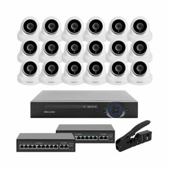 Комплект відеоспостереження на 18 камер GV-IP-K-W85/18 5MP