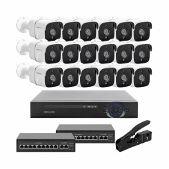 Комплект відеоспостереження на 18 камер GV-IP-K-W90/18 5MP
