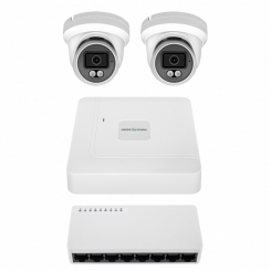 Комплект відеоспостереження на 2 камери GV-IP-K-W100/2 6MP
