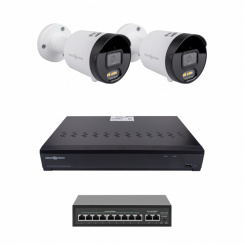 ¶Комплект відеоспостереження на 2 камери GV-IP-K-W102/2 4MP (Ultra AI)