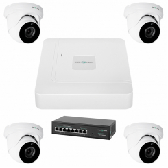 Комплект відеоспостереження на 4 камери GV-IP-K-W74/04 5MP