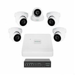 Комплект відеоспостереження на 5 камер GV-IP-K-W82/05 5MP
