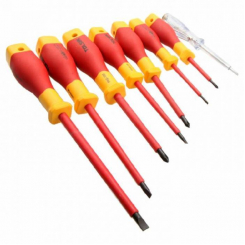 Комплект викруток діелектричних VDE 8 предметів Толсен Premium