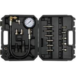 Компресометр для дизельних двигунів YATO: 7 МПа, зі спорядженням, 19 шт.