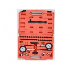 Компресометр до гальмівних систем авто YATO: 0-20 МПа, зі спорядженням, 46 елем + кейс