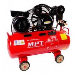 Компресор MPT PROFI 50 л 1500 Вт/2 к.с. 1050 об/хв 170 л/хв 8 атм мідна обмотка MAC20503B