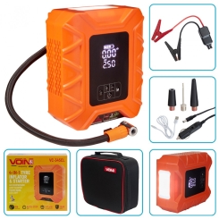 Компресор "VOIN" VC-345CL 4in1/14.8V/37.0wh/10,0Ah/Бустер/Павербанк/Ліхтар