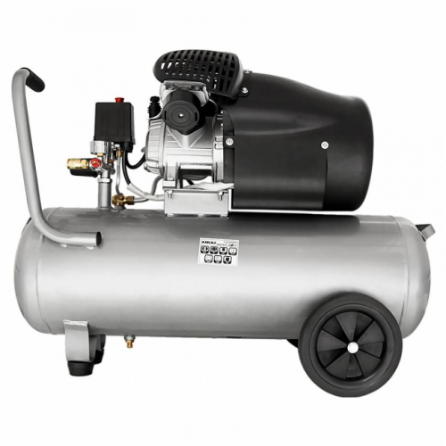 Компресор двоциліндровий 2.5кВт 455л/хв 10бар 50л (2 крана) Sigma (7043721)