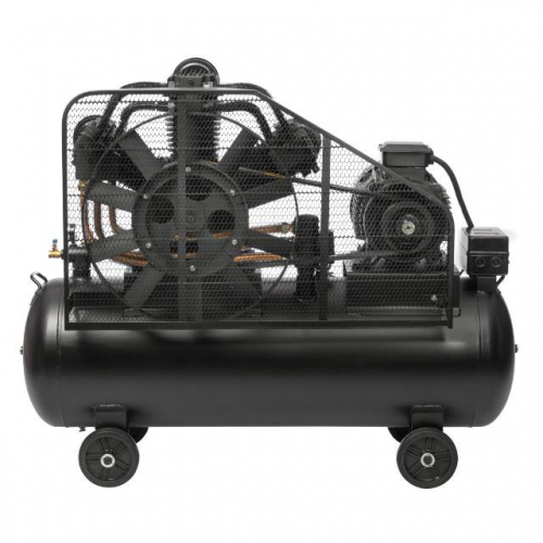 Компресор 300 л, 15 кВт, 380 В, 10 aтм, 2000 л/хв., 3 циліндри INTERTOOL PT-0052