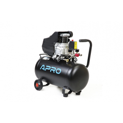 Компресор одноциліндровий OFD-50 1,5 кВт 205л/хв 8бар 50л (2 крана) + олива 0,2л APRO