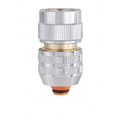 Конектор 1/2"- 5/8" для поливального шлангу AquaStop, метал