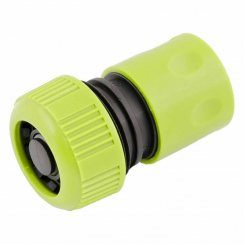 Конектор MASTERTOOL для шланга 3/4" з клапаном STOP 92-9316