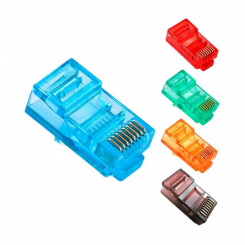 Конектор кольоровий RJ45 8P8C UTP Cat.5E