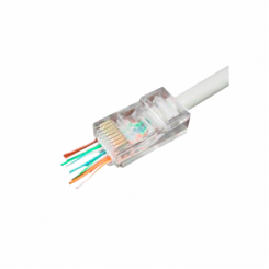 Конектор наскрізний RJ45 Cat.5E (100 шт)