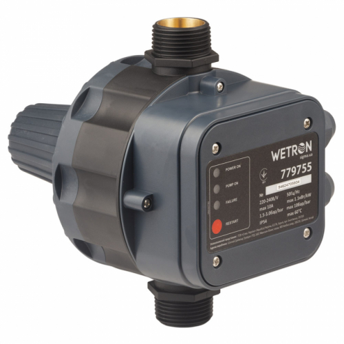 Контролер тиску електронний 1.1кВт Ø1 рег тиск вкл 1.5-3.0 bar Katran (779755)