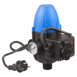 Контролер тиску електронний 1.1кВт Ø1" рег. тиск вкл 1.5-3.0 бар + розетка і вилка WETRON (779734)