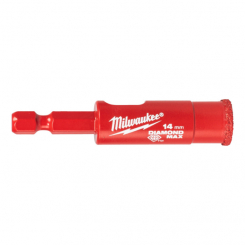 Коронка алмазна Diamond Plus MILWAUKEE, Ø14,0мм (1/4 Hex)